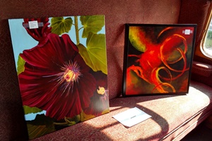 hibiscus painting