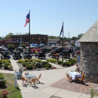 2012 Depot Car Show at a distance