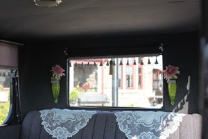 antique car interior