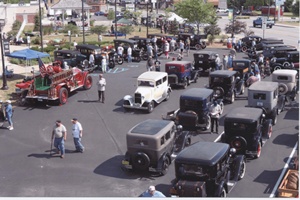 2015 Standish Depot car show from above